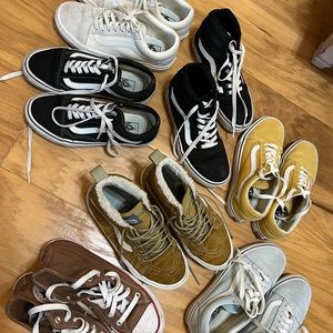 VANS and CONVERSE SNEAKERS, 30 A PIECE, 2 FOR 40